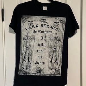 Band tee! Size S. Dark Sermon band t-shirt. Unisex